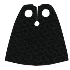 레고 부품 바디웨어 망토 - 블랙 소프트한 재질 Minifig Cape Cloth - Traditional Starched Fabric 4124171 522, 1개