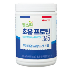 롯데헬스원 초유 프로틴 365, 280g, 5개