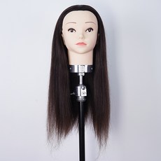 천혜사 드라이연습용 마네킹 MDW-V 베터랑/20인치/인모30% 통가발, 드라이연습용 마네킹 MDW-V 베터랑 통가발