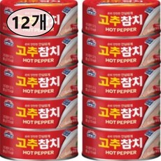 올따옴 사조 고추참치 안심따개 85g 기획세트, 12개