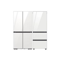 [삼성] 비스포크 냉장고 김치냉장고 세트 RF60DB9KF2AP+RQ33DB74C1AP(글라스)