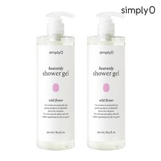 심플리오 헤븐리 샤워젤 [와일드 플라워], 2개, 500ml