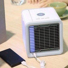 1인 냉방기 공기정화필터 USB 미니냉풍기 1인용 미니 에어컨, 단품
