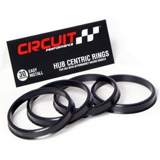 회로 성능 허브 중심 링4팩 108~106.1 블랙 나일론 108mm CB 휠을 사용하는 106.1mm 차량 허브와 호환되는 4Runner 타코마 GX460 GX470 6Lug 툰