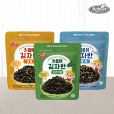 베베스트 처음에 김자반 3종 혼합 세트 (오리지널 야채 멸치) 아기반찬 아이반찬, 25g, 1개, 오리지널 + 야채 + 멸치 - 처음먹는어린이김자반