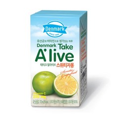 덴마크우유 테이크 얼라이브 스위티 자몽, 120ml, 16개