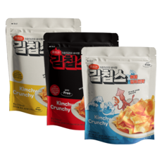 [더다믐] 김치부각 김칩스 오리지널4봉+해물맛2봉, 1세트