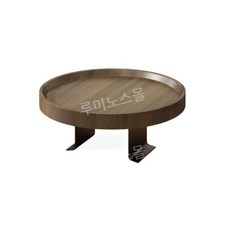 보조테이블 협탁 쟁반 사이드 손잡이 커피 거치대 사각 사이드테이블, 대리석 그레이 30X30