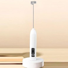 커피 그라인더 부품 Xiaomi 전기 우유 Frother 핸드 계란 비터 거품기 커피 메이커 블렌더 믹서 미니 휴대, 02 white