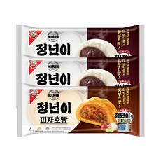 정년이 기린 호빵 팥 (4입)x2개+피자 (4입)x1개, 360g, 3개