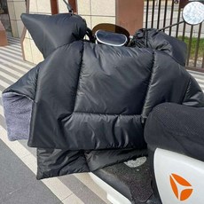오토바이 바람막이 바이크 보온 이불 담요 스쿠터, 7_일체형 벨벳