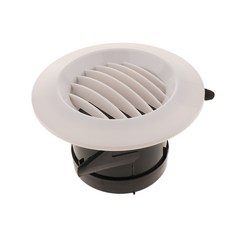 Zeyuan Motorhome ABS Soffit Vents Air Vent ABS Louver 그릴 커버 Round Wall Cover Ceiling ABS Louver Grille 커버