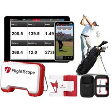 플라이트스코프 메보 골프 런치 모니터 with Selfie Golf Ultimate Phone Clip | 8 스윙 데이터 파라미터 Real Time Data and Shot - 플라이트스코프