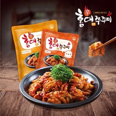 [홍대쭈꾸미] 약간매운맛 1팩+매운맛 2팩 (300g), 단품, 단품