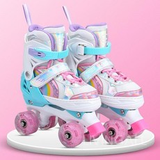 여아인라인 여아 아동 롤러스케이트 인라인스케이트 초보용 S31-34 (평소 27-32 사이즈 옵션1