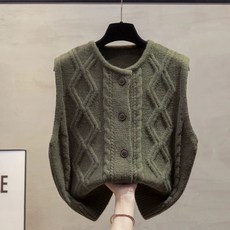 꽈배기 베스트 조끼