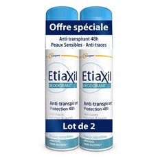 ETIAXIL 프랑스 정품 에티악실 48h 발한 억제 데오도란트 150ml 2개세트, 2개