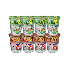 개구리알 젤리 청포도맛 35g x4개+콜라맛 35g x4개