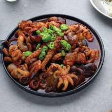 냉동 양념 쭈꾸미 350g 캠핑 음식 요리 저녁 메뉴 주꾸미, 3개