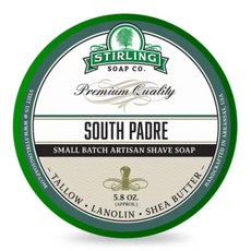 스털링 Stirling South Padre 면도 비누 170ml 수염 면도 바버솝 바버 비누 면도솝 면도 용품 셀프 클래식, 1개