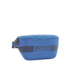 HUGO BOSS Belt bag made of structured nylon with tonal logo Pixel_Bumbag 50428652 Blue