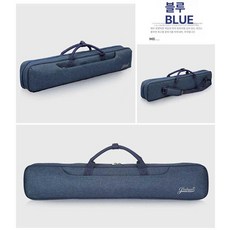패브릭 당구큐가방 당구채 큐대 장비 휴대용 수납, 1개, 90cm-블루