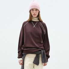 [벤시몽] [23FW] STITCH SWEATSHIRT - BROWN