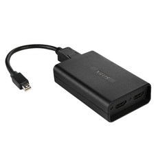 DP/MiniDP 듀얼 HDMI 디스플레이포트 분배기 복제/확장/회전모드, 단일 모델명/품번