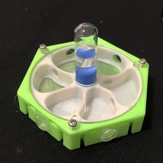 개미사육장 하우스 개미사육장 여왕개미 우주 정거장 무제한 확장 작업장 3D 프린트 보습 타워 포함, 4) C