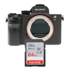소니 알파 A7R II 미러리스 카메라 메모리카드 샌디스크 울트라SD 64GB