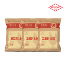 대주 꼬꼬닭 육계용 펠렛 닭사료, 1.5kg, 12개