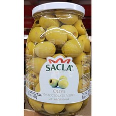 사클라 씨없는 자이언트 그린올리브, 950g, 1개