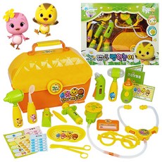 노래하고 말하는 엄마까투리 병원놀이 18pcs (보관가방 포함)