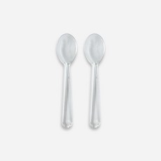 새담 아이스크림 스푼 9cm 투명(개별포장) 60개 / 베라 시음용 수저, 1개, 60개입
