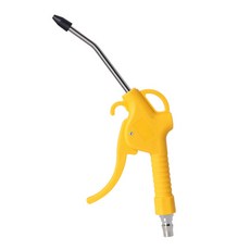고압 블로어 튜브 벤트 펌프 자동차 클리너 블루 금속 블로우 더스트 에어 건 깍지 인테리어, 2) YELLOW