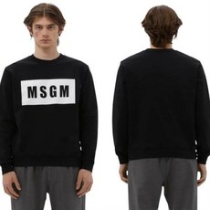 MSGM [명품]엠에스지엠 맨투맨 블랙 2000MM523 200001 99 2000MM52320000199