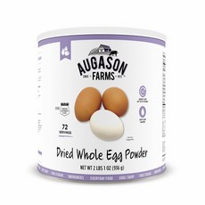 Augason Farms 어거슨 팜 건조 드라이드 홀 에그 파우더 936g, 1세트