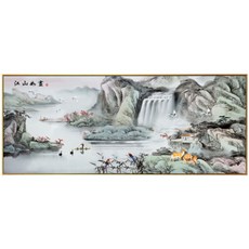 더라이트 거실 인테리어 보석십자수 산수화 취미 생활 DIY키트 H021016 (주문제작상품), 1개, 180*80cm