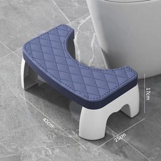 변기 플라스틱 스쿼트 보조 단계 휴대용 발받침 의자 노인 욕실, 1개