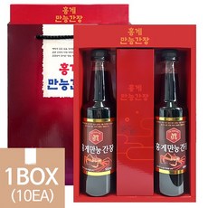 (10EA-1박스)홍게 만능간장 선물세트 / 단체선물 답례품 / 맛간장 만능소스 만능간장 / 우체국소포발송, 20개, 500ml