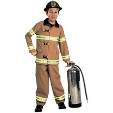 Young Heroes Childs Fire Fighter Costume Small, 본상품