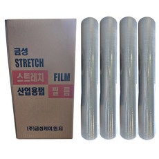스트레치 필름 공업용 랩 포장용 산업용 파레트랩 고기능 자동 랩 보호필름, 15mic[낱개1EA], 1개