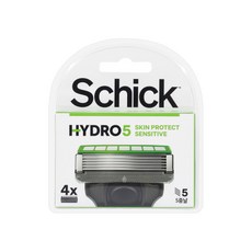 SCHICK 하이드로5 스킨프로센서티브 날 4입, 1개, 1개