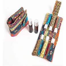 15 Pack Essential Oils Carrying Case Holds 5ML 10 ML 1/3 OZ Roller Bottles Perfects Fits Purse Bag Include 10 X Blank Roller Bottles (A With 10ML, Color = B No Bottles, 본문참고, 본문참고
