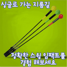 건강윤선생 비거리 향상 실내 연습 그립 자세 교정 골프 스윙 연습기, - 빨간색