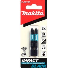 Makita 牧田 Impact黑色PH2 50mm E-08763 2入, 1個