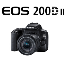캐논 EOS 200D II (18-55mm IS STM) 렌즈포함 (블랙색상)