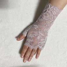 레이스망사레쉬얇은에어매쉬손토시롱글러브