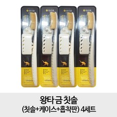 왕타 금칫솔 (케이스+흡착판) 4세트, 1개