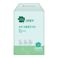 그린핑거순한선클렌징티슈5매x6개입